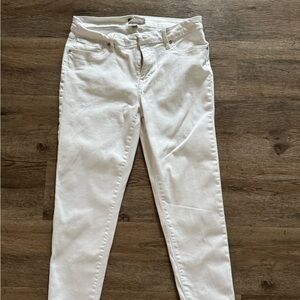 Falls Creek White Skinny Jeans with Modern Fit